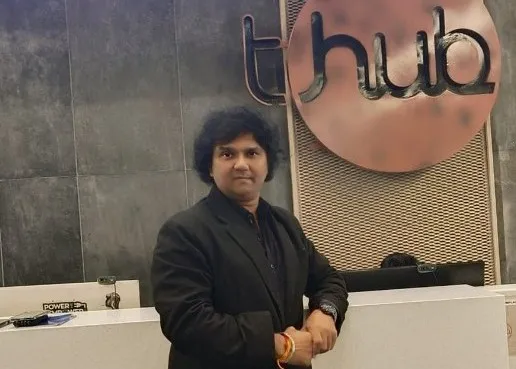 Dr. Jayaram at T-Hub, Hyderabad
